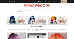 Desktop Screenshot of manic-panic.co.uk